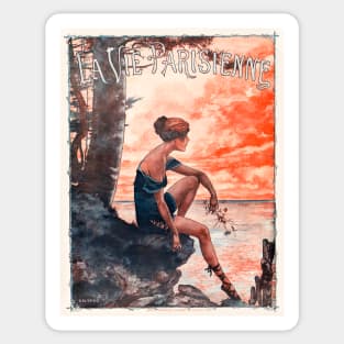 La Vie Parisienne, 1920s Sticker